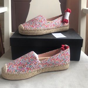NWT- JCREW + Liberty espadrilles